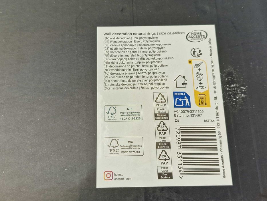 Dekoracja boho na ścianę