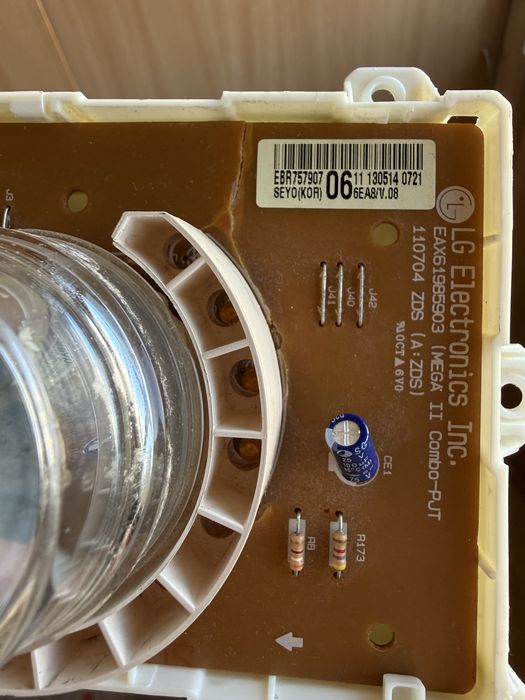 Модуль управления LG для стиральной машины LG F1096SD3 под востановление