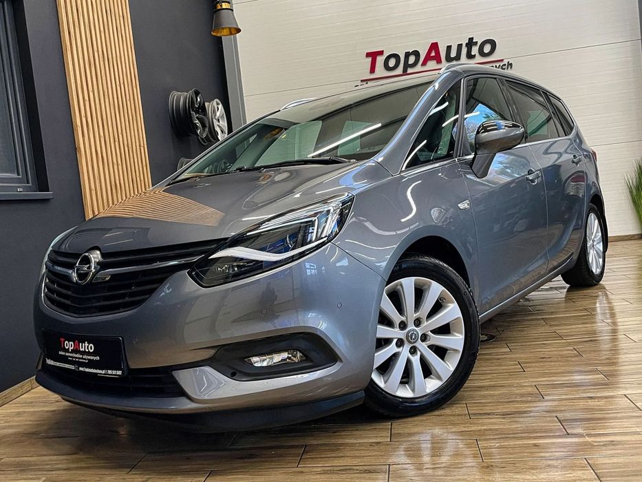 Opel Zafira 1.6T * 200KM *MANUAL* 7os * Gwarancja *BEZWYPADKOWA*