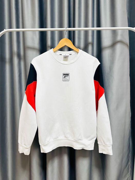 Білий чоловічий оверсайз світшот Puma S-M розміру
