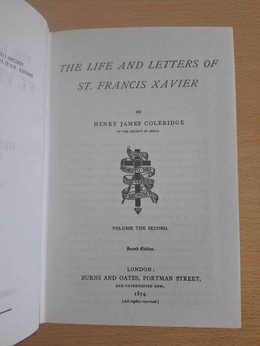 The Life and Letters of St. Francis Xavier - Henry James Coleridge