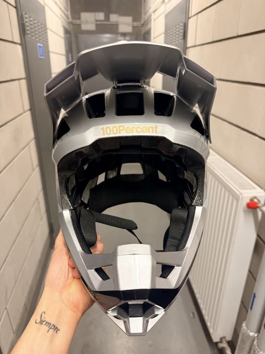 Kask fullface 100% trajecta nowy