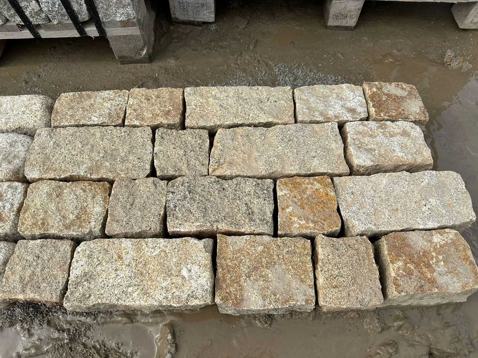 Kostka granitowa żółta