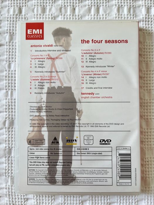 DVD: The Four Seasons of Vivaldi by Nigel Kennedy