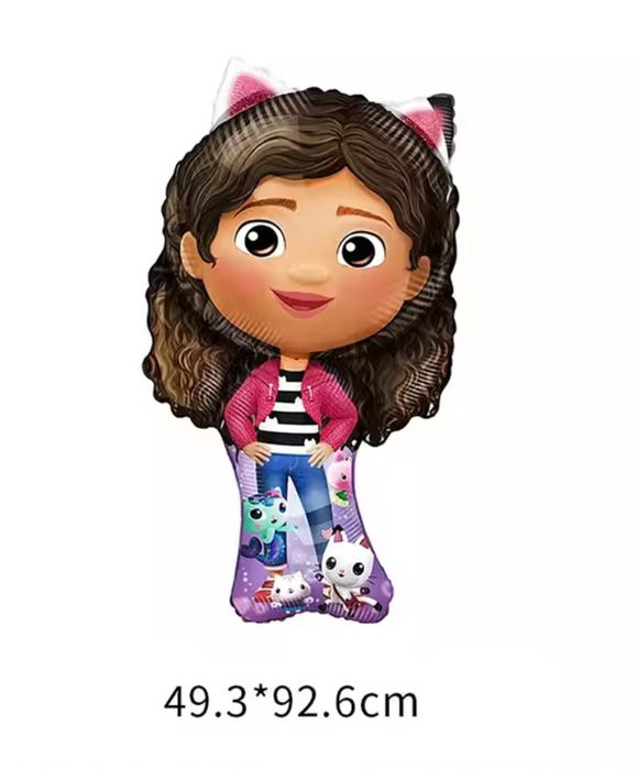 Gabby the Cat Balloon Birthday Decoration [New]