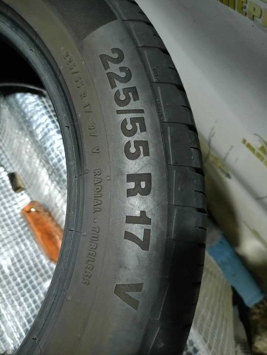 Шини Continental 225/55R17. 2шт. Літо 2023р (0548)
