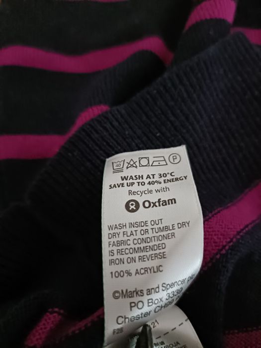 Sweter w paski, 40, M&S