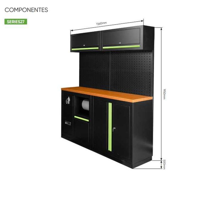 Conjunto de móveis modulares (12 PEÇAS)