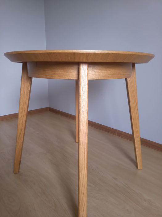 Stół okrągły rozkładany 80x130cm DĄB