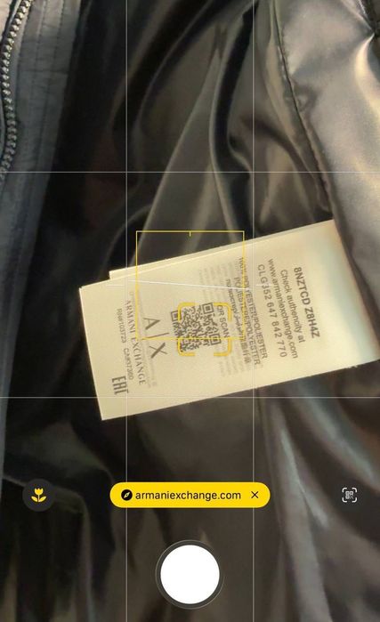 Безрукавка Armani Exchange Milano/New York Blue