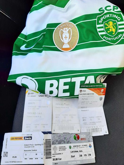 Bilhetes Sporting, Liga, Champions League, europa league e modalidades