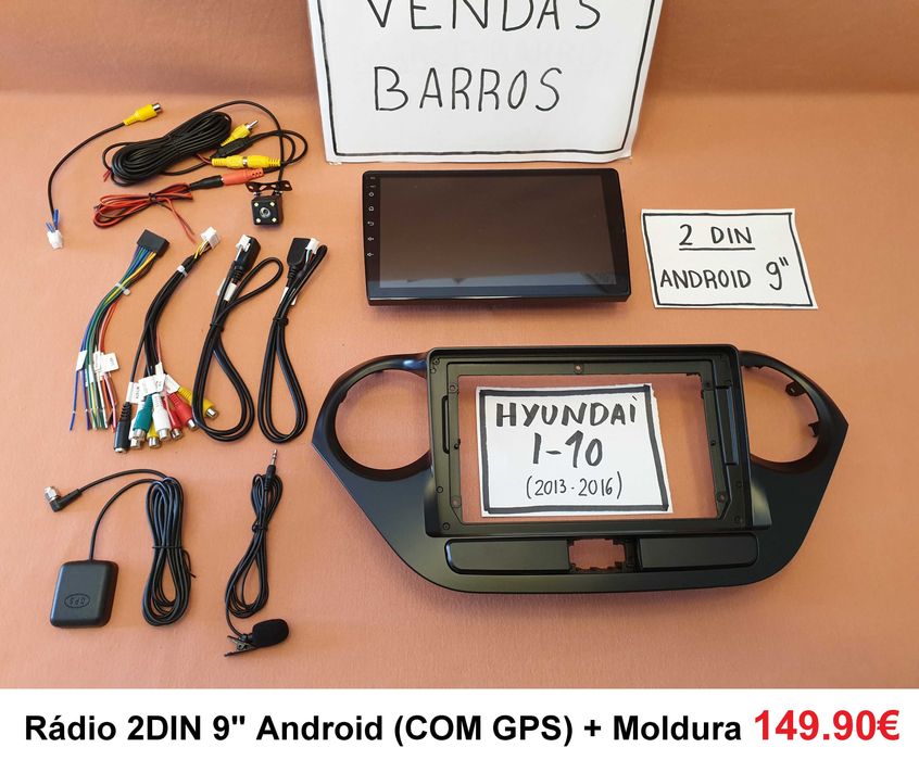 Rádio 2DIN • Hyundai i-10 • (2008 a 2016) • Android i10 [4+64GB]