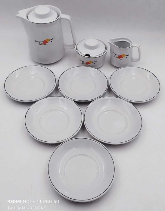 Serwis kawowy herbaciany Lubiana 150ml  stan bardzo dobry