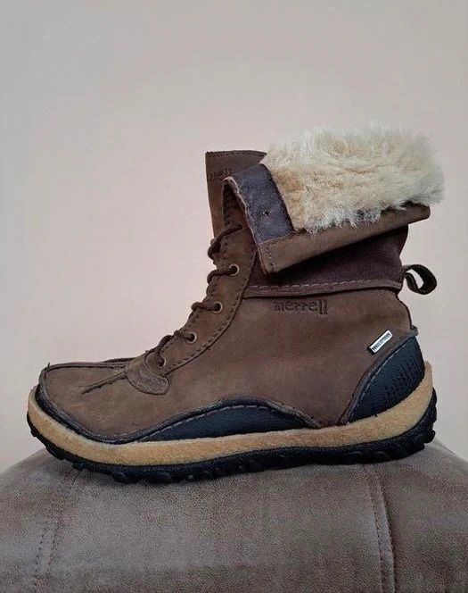 Śniegowce Merrell rozm. 37 zimowe skórzane wodoszczelne ocieplane