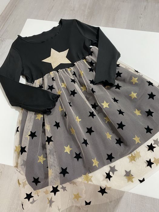 сукня зірочки зірки платье звездочки 3,4,5,6,7 років 104 110 116 122