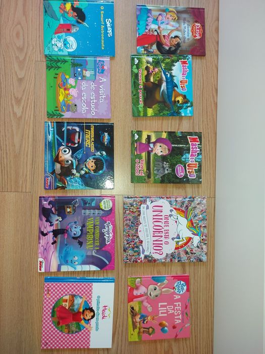 Livros Infantis Elena Avalor, Miles, Smurfs, Vampirina, Peter Rabbit