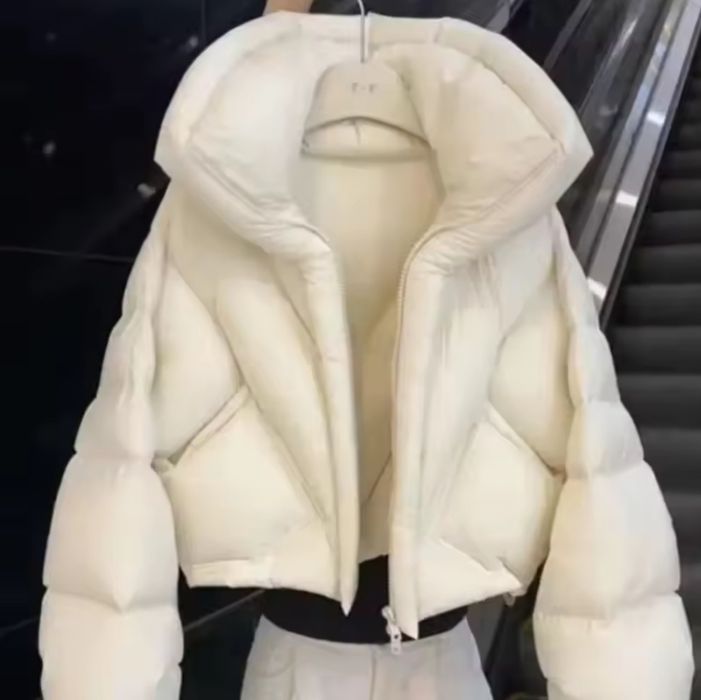 Куртка осіння біла Xibao Mengma