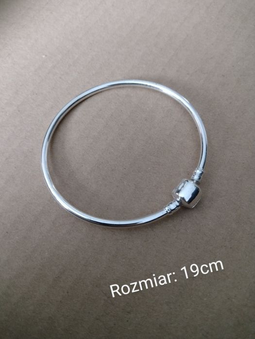 Bransoletka baza charms platerowana srebrem - 17- 21 cm różne modele