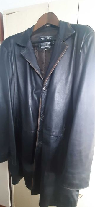 Продам чоловічу шкіряну куртку Via Montenapoleone