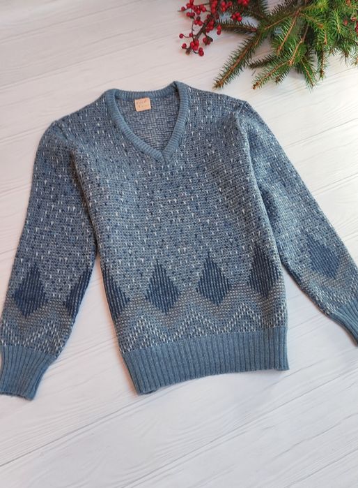 Светр шерстяний теплий вінтаж шерсть