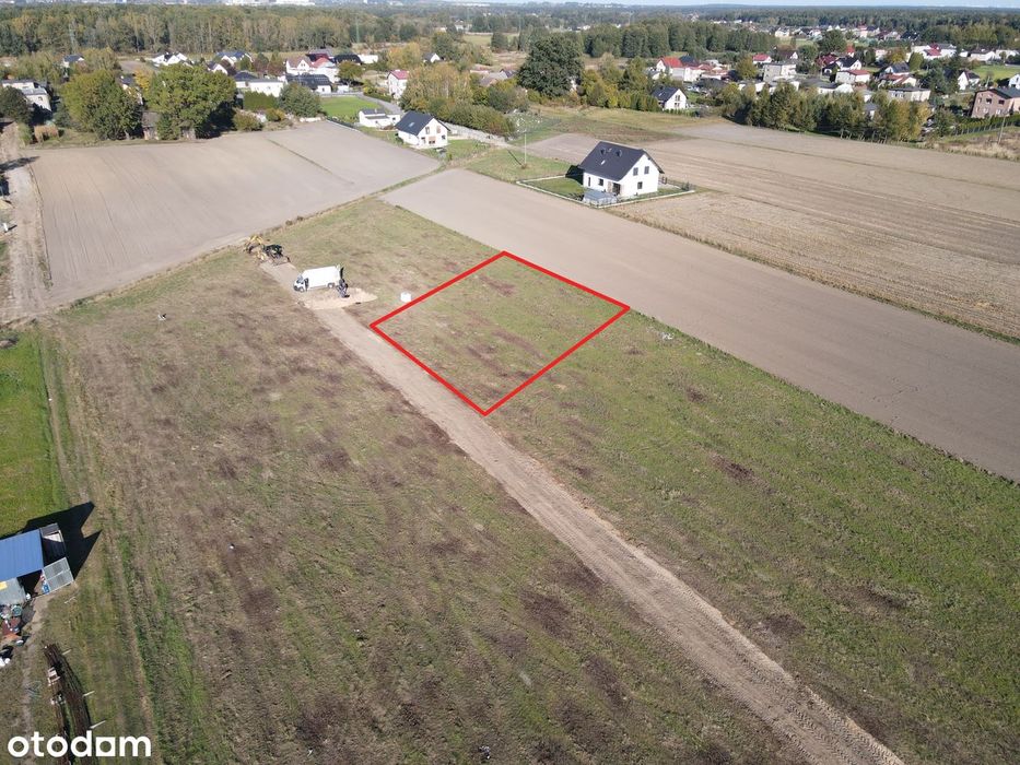 Działka budowlana 799 m² w Mościskach