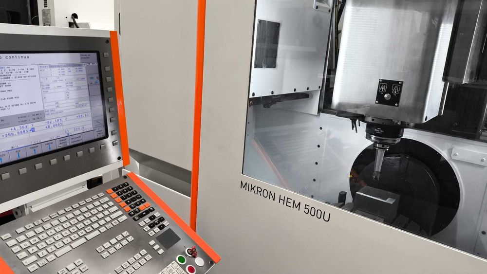 CNC 5 Eixos - GF+ Mikron HEM 500U