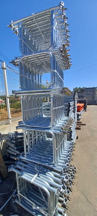 Andaime Europeu de fachada - Aço Galvanizado - Layher Compatível