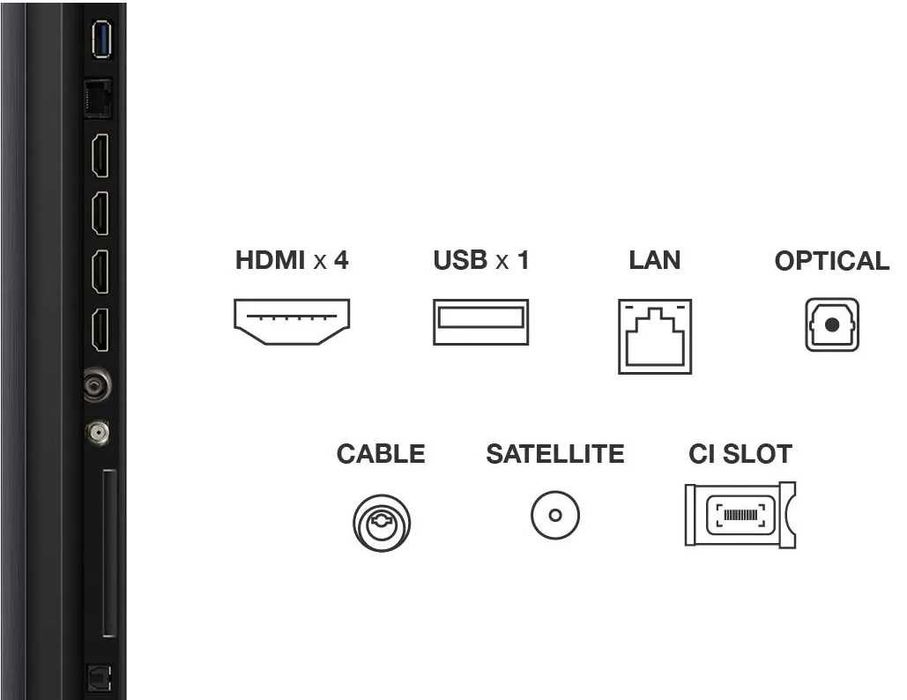 Telewizor QD-Mini LED TCL 55Q7C 4K UHD 144 Hz Smart TV: Google TV.