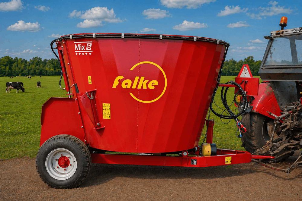 FALKE MIX 6E wóz paszowy do niskich i wąskich obór