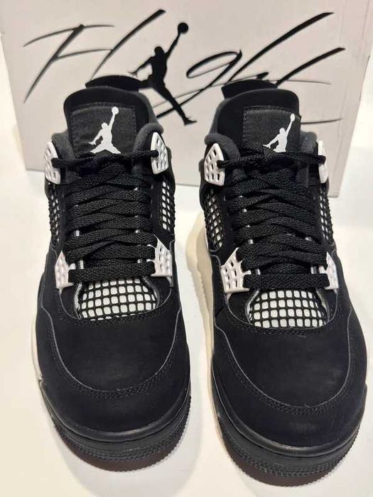 "Buty męskie Trampk" Jordan_4_Retro_White_Thunder R.39