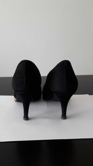 Sapatos em Camurça com apontamento tigrado