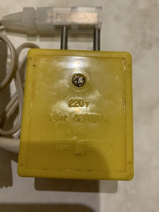 Іонатор-ЛК 27Б за 8 хв 0,4 мг срібла