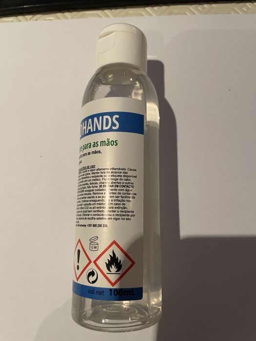 Alcool Gel Desinfetante - 100 mL - 60 garrafas