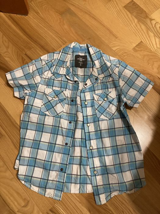 Ladna koszula H&M 8-9 lat 134/140 krotki rekaw