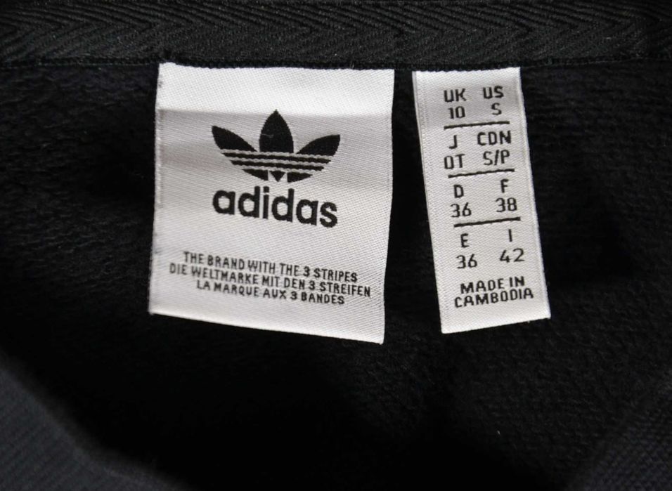 ADIDAS Trefoil Crew Logo Bluza Damska 36 Oryginlna Bawełna Super Stan