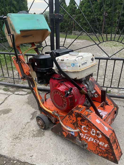 Przecinarka piła do betonu asfaltu na wózku 11HP clipper c85 po remoncie