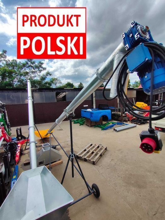 PROMOCJA-Żmijka do zboża-rura ocynkowana-przenośnik zbożowy 110/140/160/180/220-nowa- dostawa pod wskazany adres