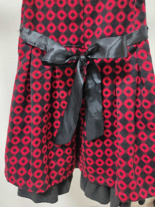Тепленьке святкове плаття-сарафан