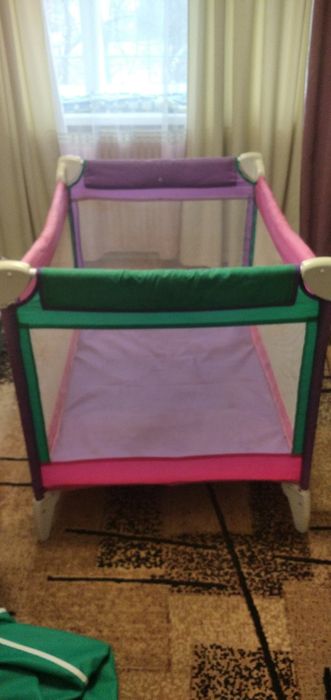 Детский манеж и велосипед музыкальный