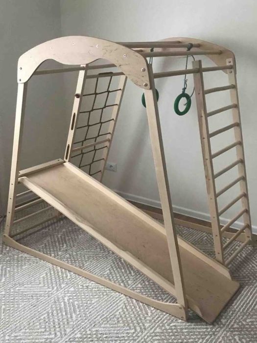 Шведська стінка Ігровий дитячий комплекс Фарба Лак Нові Виробник