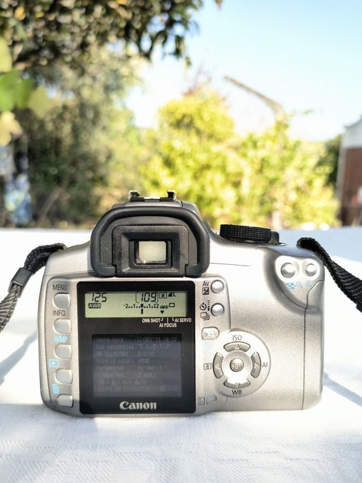 Canon 350D+ lente 18-55 + cartão 512gb