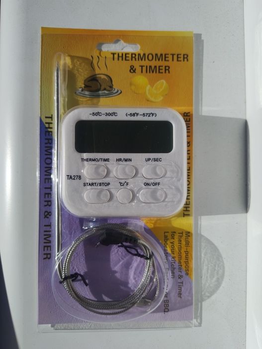 Термометр для продуктів з металевим щупом. Термометр кухоний продуктов