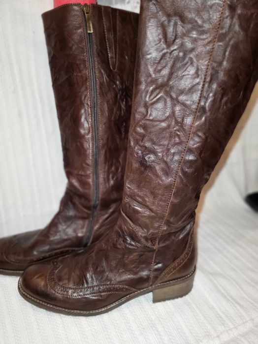 Botas de cano alto de pele  Pablo Fuster novas