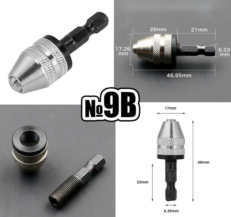 Кулачковый патрон на гравер или двигатель вал 2-5мм бормашинка Dremel