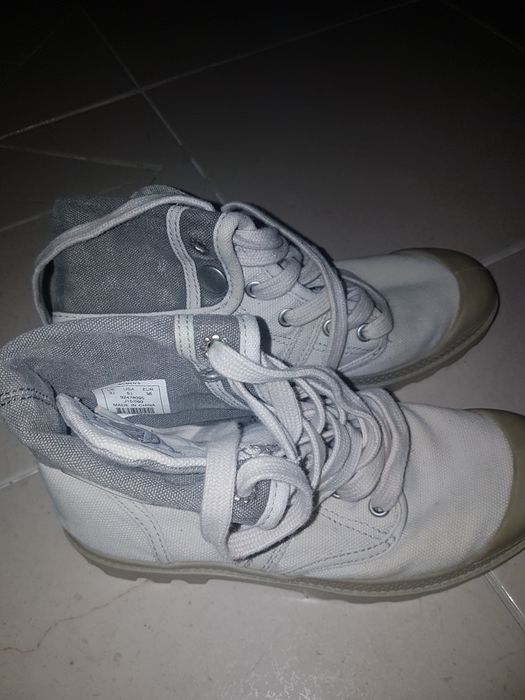 Botas palladium cinza
