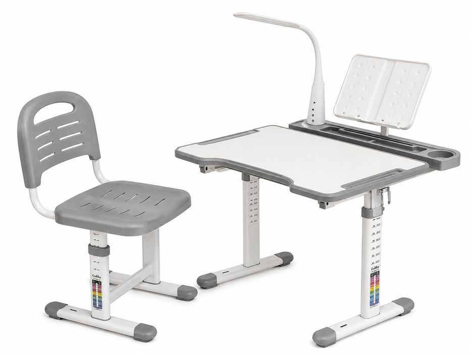Ergonomiczne biurko z krzesłem Cubby – komplet regulowany dla dziecka