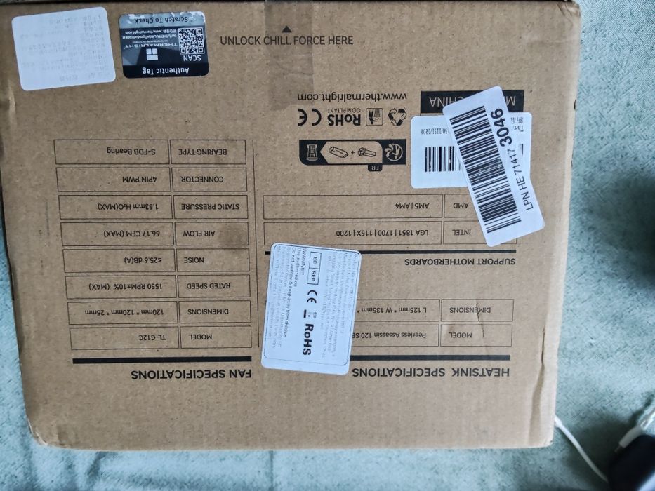 Thermalright Peerless Assassino 120 SE - Novo (selado)