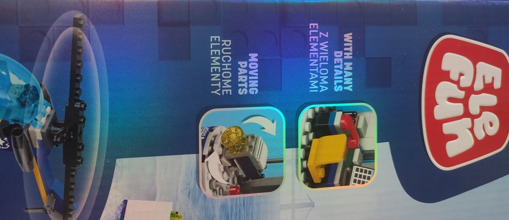 Ele fun klocki duży zestaw policja metropolis wodne centrum operacyjne policji LEGO