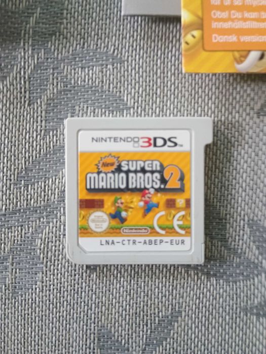 New Super Mario Bros: 2 Nintendo 3DS okladka dunkska gra po angielsku
