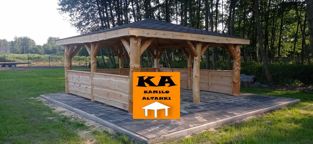 Altanka, Altana, Altanki, Altany na grubym balu ogrodowe